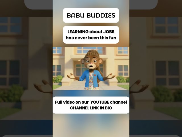 Learning about JOBS | Numbers | Wild animals | Colors | Adventure | Kids | Babu Buddies