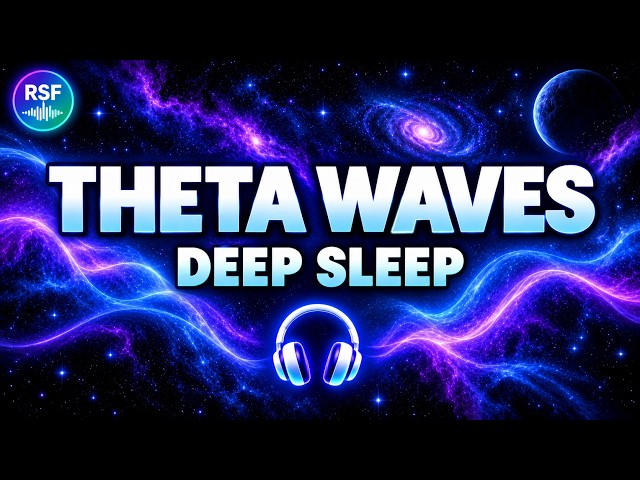 Theta Waves for Deep Sleep & Relaxation | 10 Hours Black Screen
