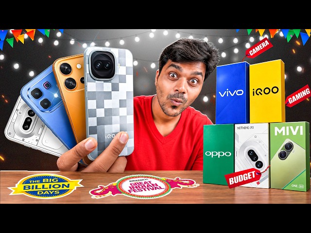 Don't Miss 🔥Top 6 Phone Deals in this SALE 🤯 Amazon & Flipkart