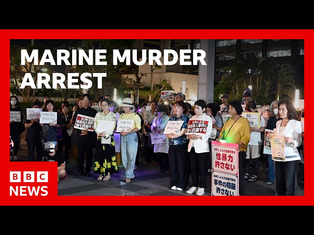 US Marine arrested over murder of woman in Japan's Okinawa | BBC News