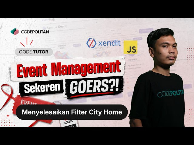 EP 40 | Finishing the Home City Filter | Event Management Website Tutorial with Express.js
