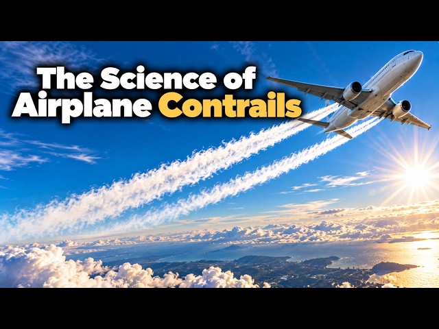 Why Do Planes Leave White Trails? | Contrails Explained for Kids