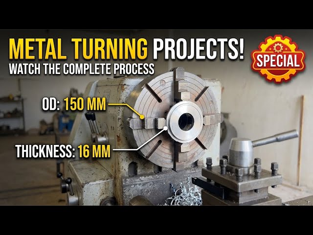 🔴 LIVE: Precision Metal Turning Step-by-Step | OD: 150 mm Machining #fun #foryou #fypシ #viral #vlog