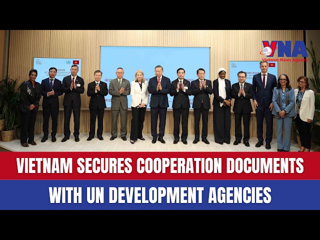 Vietnam secures cooperation documents with UN development agencies