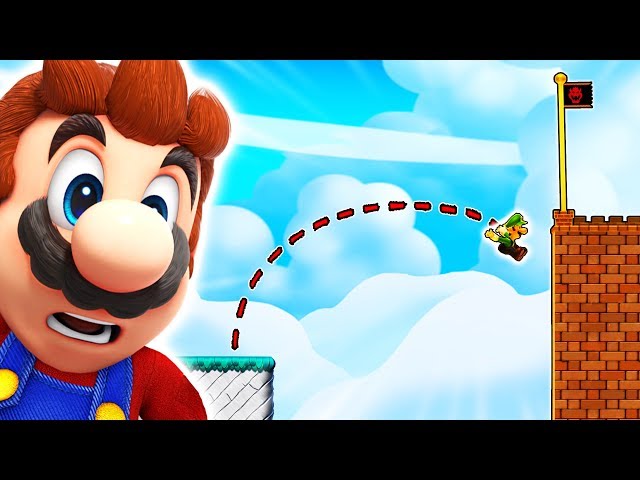 The 'IMPOSSIBLE' Jump + Mega Troll Level in Mario Maker 2