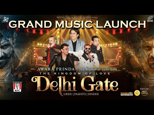 AWARA PRINDA - The Rhythm of Delhi Gate | Grand Music Launch | Hit Song| Concert |Nadeem Cheema