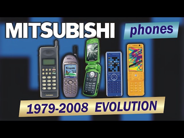 Mitsubishi phones evolution 1979-2008 | 97 models