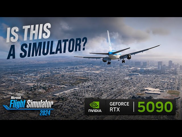 Flight Simulator 2024+RTX 5090 | Boeing 772 | Amsterdam → Las Vegas