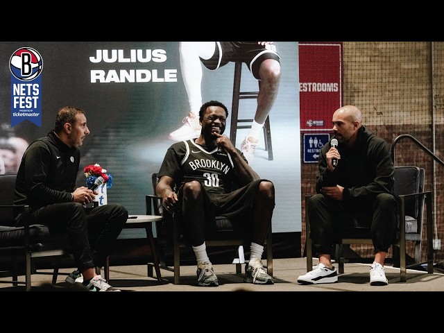 Nets Fest Convos: Coach Fernández, Julius Randle, Day'Ron Sharpe, Moe Wagner and Keon Ellis