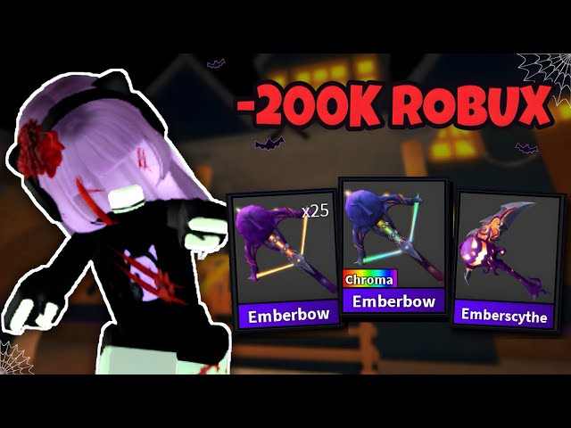 I SPENT 200K+ ROBUX ON THE NEW MM2 HALLOWEEN UPDATE...