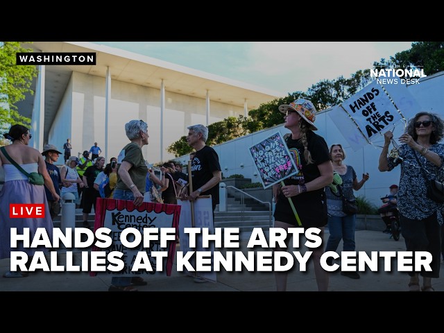 'Hands Around the Kennedy Center' Rally