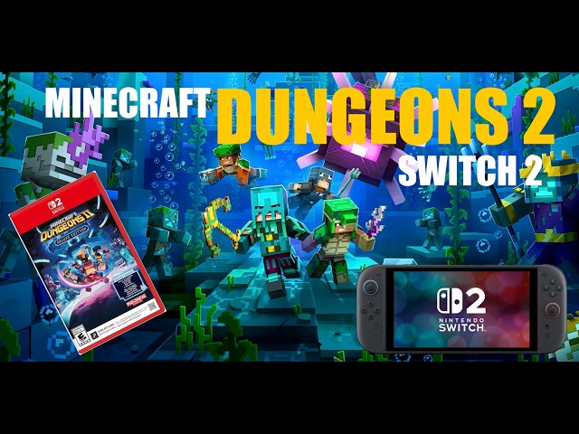 MINECRAFT DUNGEONS 2 DELUXE EDITION ON THE NINTENDO SWITCH 2
