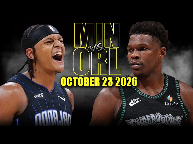 Minnesota Timberwolves vs Orlando Magic Full Game Highlights - October 23, 2026 | NBA Season