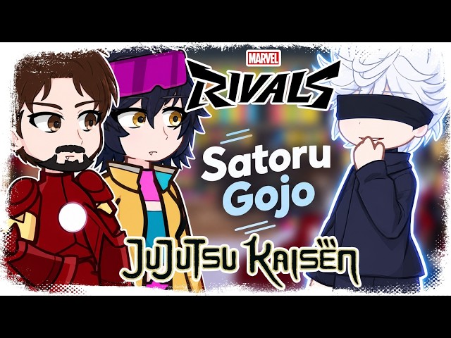 🇺🇸/🇪🇸/🇧🇷 Mavel Rivals React To Satoru Gojo | Marvel Rival React | JJK | Gacha Life | Gacha React
