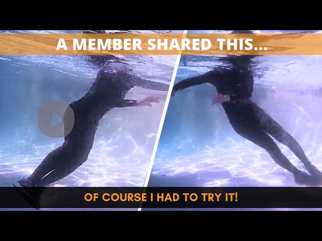 Aqua Instructor Tip - Ski jumps that build from the floor into a suspended core and cardio combo👏