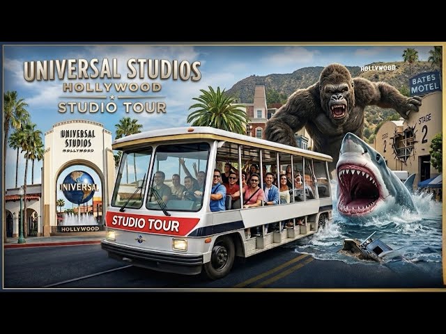 The World-Famous Studio Tour at Universal Studios Hollywood.