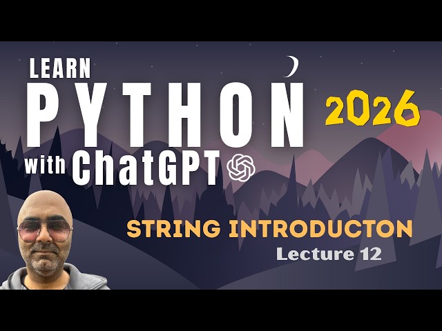 Python Programming Tutorial for Beginners | String data type introduction