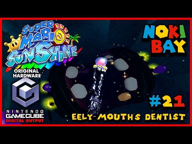 SUPER MARIO SUNSHINE [GameCube Original] Walkthrough Part 21 - NOKI BAY - No Commentary