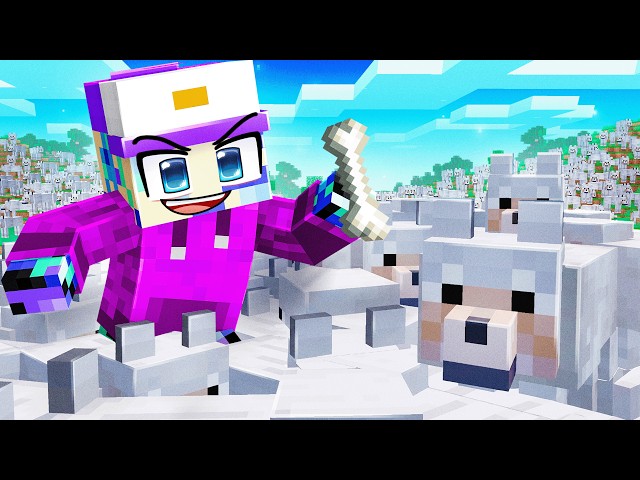 Breeding 1,482,839 Dogs to Troll My Friend in Minecraft...