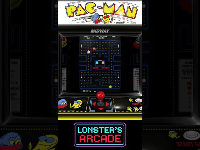 Pac-Man Speed Run Turned Into Game Over #pacman #arcade #shorts