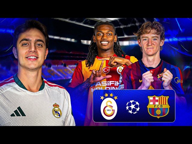 GALATASARAY VS FC BARCELONA UCL MATCHDAY 2 LIVE