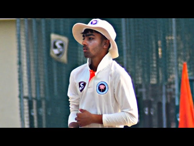 Jkca Under19 Captain Dhruv Sharma Bating Against Saurashtra at Jammu 💥