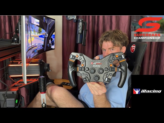 My Sim Racing Setup for V8 Supercars in IRacing. (Heel - Toe Shifting)