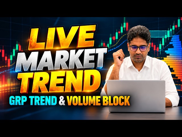How to Identify Market Direction in Live Trading | GRP Trend & Volume Block | Golden Ratio Profile