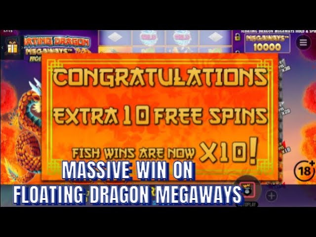 FLOATING DRAGON MEGAWAYS MASSIVE WIN EPIC! RARE : R170 GAMEPLAY #massivewin #hollywoodbets🔥🔥🔥