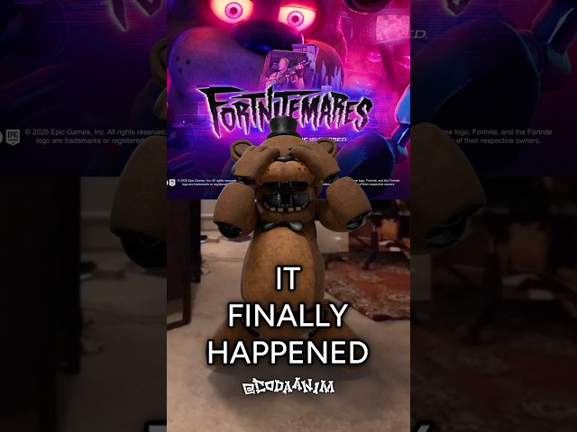IT HAPPENED ( FNAF / Fortnite Gaming Animation )