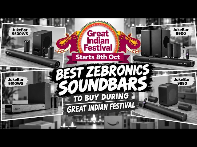 Best Zebronics Soundbars to Buy During the Great Indian Festival 2026