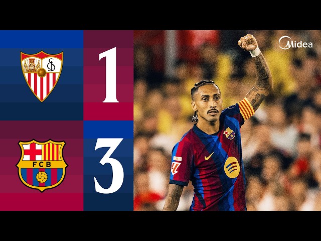 SEVILLA 1 vs 3 FC BARCELONA | LALIGA 2026/27 MD07 🔵🔴