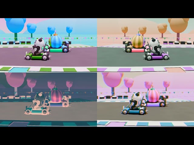 Cocomelon And Panda Kart Race Effects Sponsored Klasky Csupo Effects 2001 | Effects Combined X4
