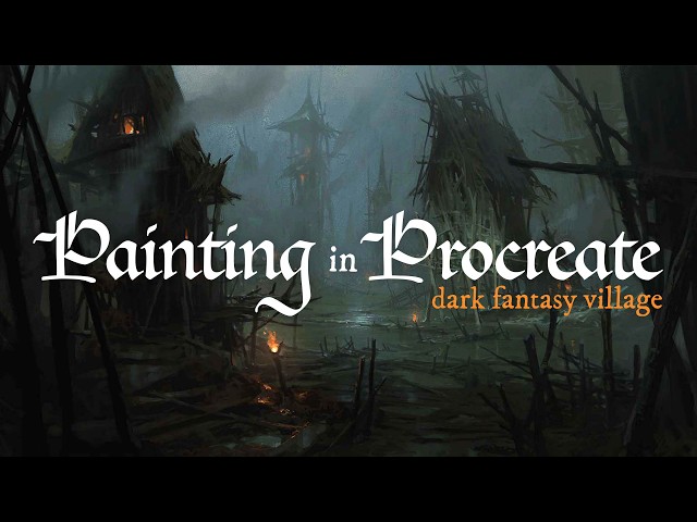 Painting In Procreate  - A Student And A Professional