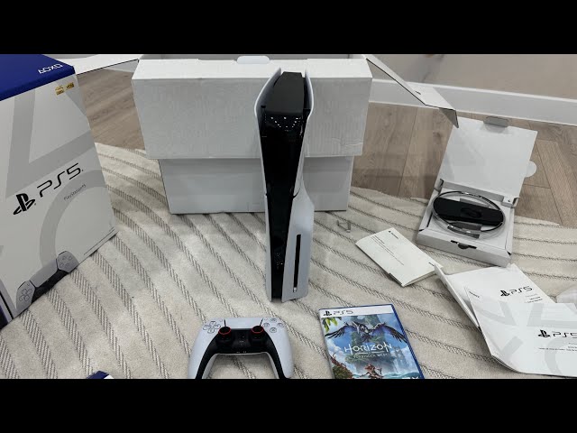 NEW PS5 SLIM UNBOXING! MY CONSOLE FOR GTA 6