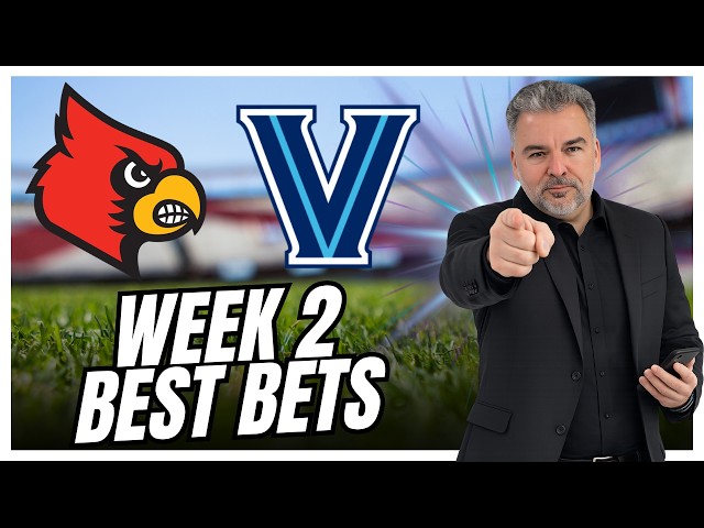 FRIDAY CFB BEST Bets! Louisville vs Villanova | College Football Week 2