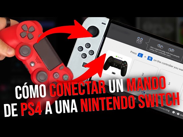 Cómo conectar un mando de PS4 a una Nintendo Switch (2025)