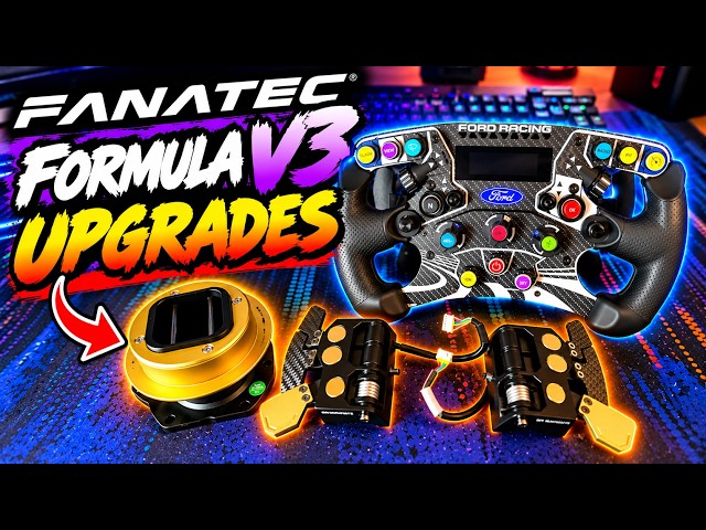 Fanatec Formula V3 Gets Some Upgrades!!! | Podium Advance Paddle Module + QR2 Pro
