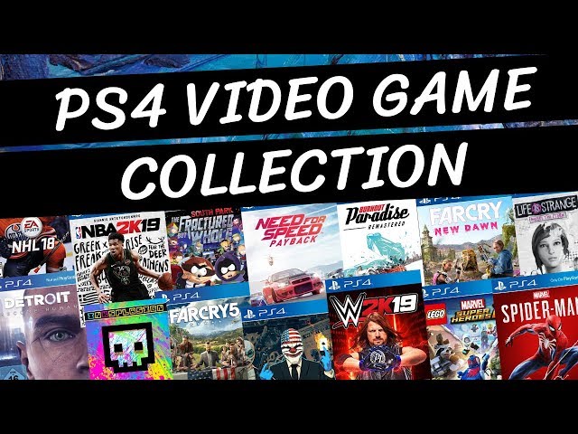 PS4 VIDEO GAME COLLECTION