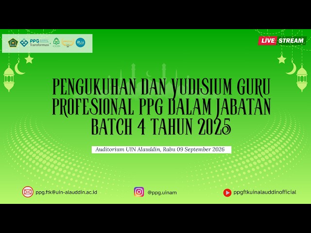 INAUGURATION AND GRADUATION OF PROFESSIONAL TEACHERS PPG IN-SERVICE BATCH 4 YEAR 2025