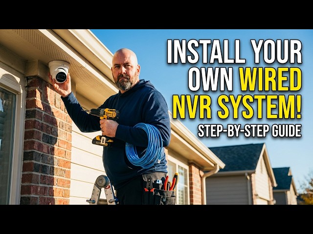 Install Your Own Wired NVR Security System in One Day