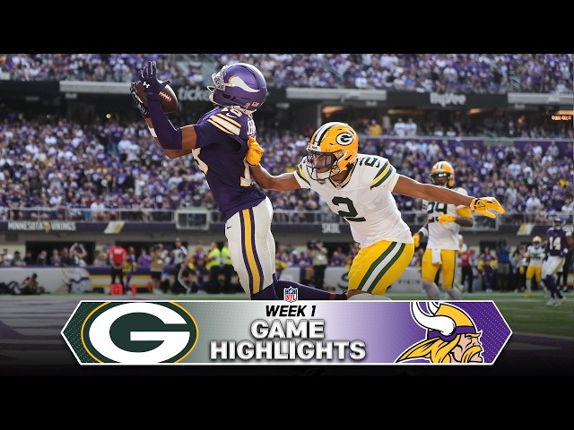 Green Bay Packers vs. Minnesota Vikings Game Highlights | NFL 2026 Season Week 1