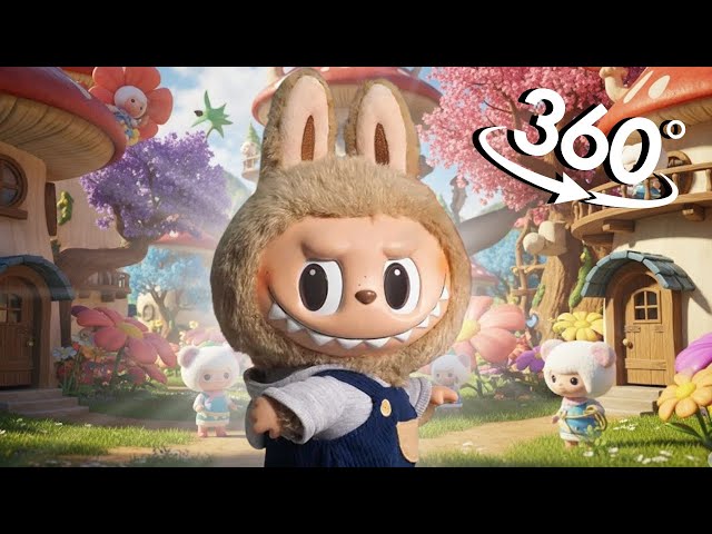 Find LABUBU in 360° VR | 4K (LABUBU Meme)