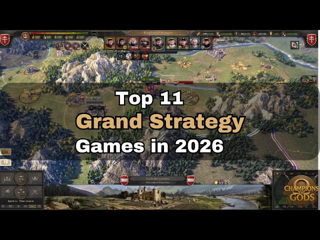Top 11 Grand Strategy Games to Play in 2026 (+Upcoming Titles)