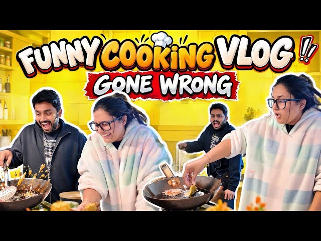 FUNNIEST COOKING VLOG 🤣 | SCARIEST COOKING 😱🤣 | NACH ❤️