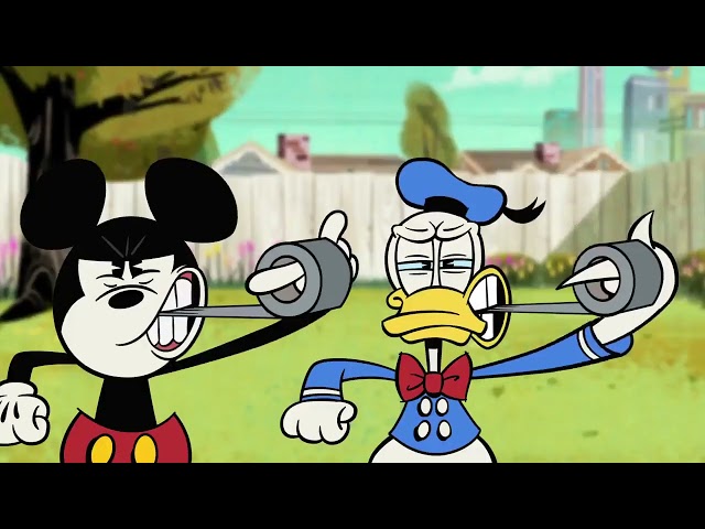 Gone To Pieces | A Mickey Mouse Cartoon | Disney Shorts In Speed 4x