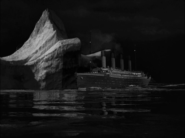 Titanic 1953 Iceberg Scene but the iceberg is from A Night To Remember | 4K HD