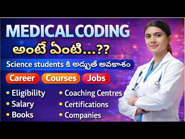 what is medical coding in telugu | How to become a medical coder | Certification CPC exam|