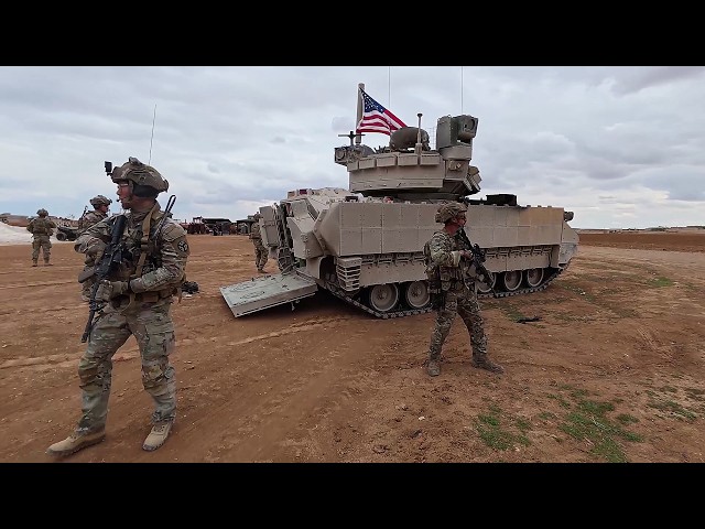 U.S. Army Soldiers in Syria in April 2025