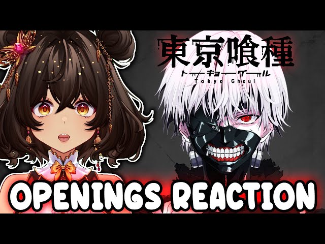 FIRST TIME Reacting to TOKYO GHOUL Openings (1-4)